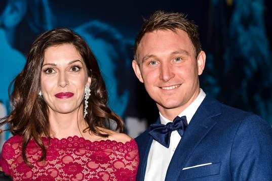 Kim Källström med fru Erica