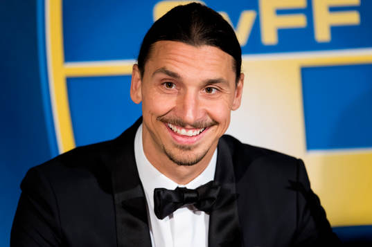 Zlatan Ibrahimovic på presskonferensen