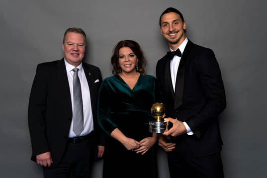 Zlatan Ibrahimovic, vinnare av guldbollen