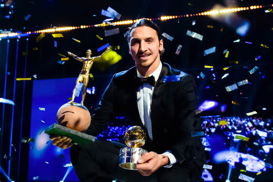 Zlatan Ibrahimovic, vinnare av Guldbollen