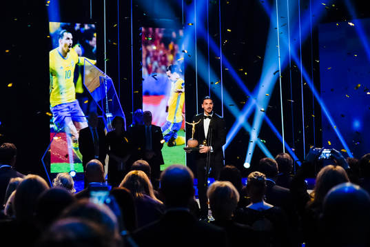 Zlatan Ibrahimovic, vinnare av Guldbollen