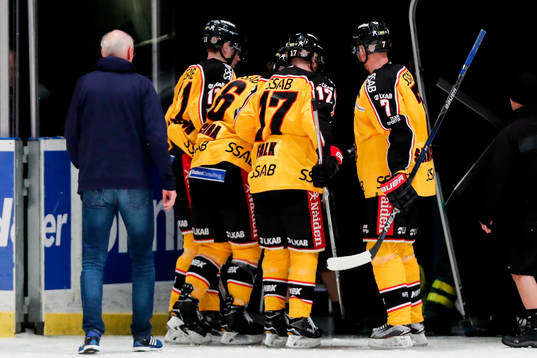 Luleås Petter Emanuelsson, Andreas Falk och Jan Sandström
