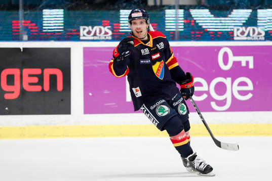 Djurgårdens Matt Anderson jublar