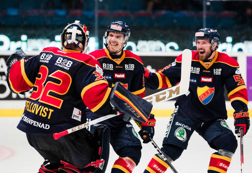Djurgårdens målvakt Mikael Tellqvist, Matt Anderson och