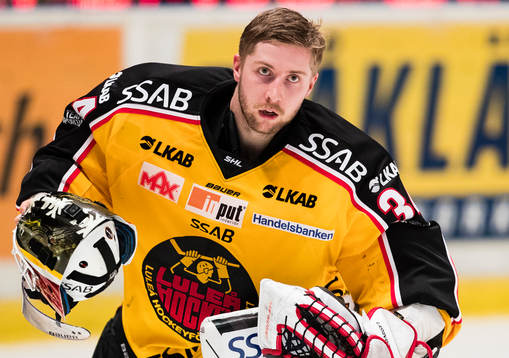 Luleås målvakt Joel Lassinatti