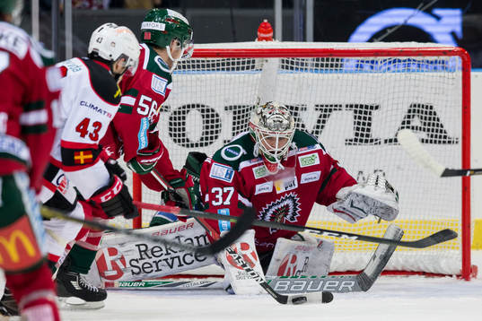 Frölundas målvakt Johan Gustafsson