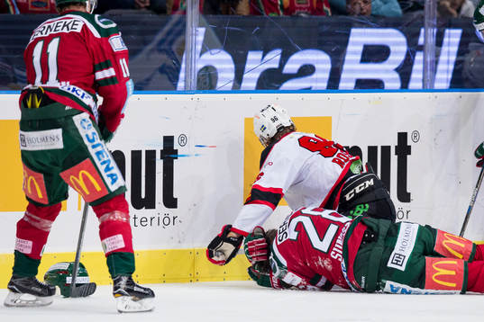 Frölundas Johan Sundström får byta och bli omplåstrad
