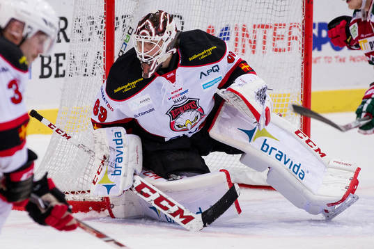 Malmö Redhawks målvakt Oscar Alsenfelt