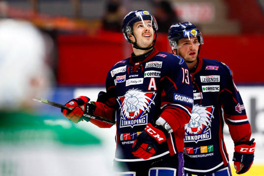 Linköpings Andrew Gordon jublar