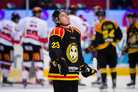 Brynäs Lucas Carlsson deppar