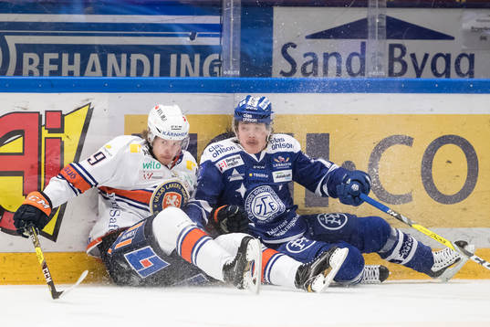 Växjös Calle Rosén Leksands Johan Porsberger  i
