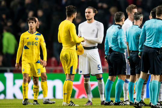 FC Köpenhamns Erik Johansson deppar