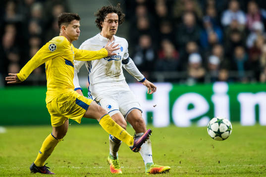 Portos Otavio och FC Köpenhamns Thomas Delaney