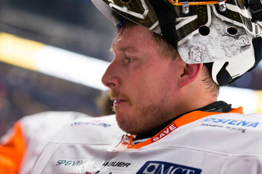 Karlskronas målvakt Johan Holmqvist