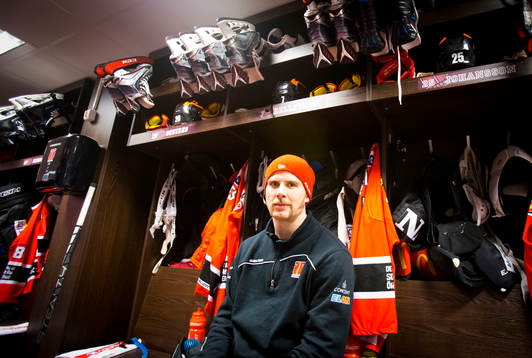 Porträtt på Örebros Alexander Hellström i
