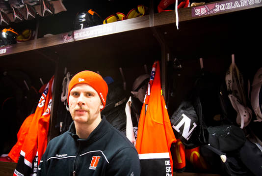Porträtt på Örebros Alexander Hellström i