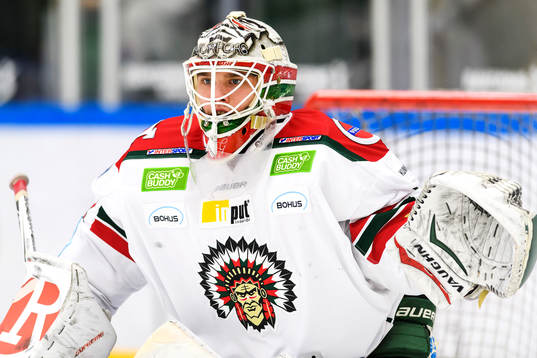 Frölundas målvakt Johan Gustafsson