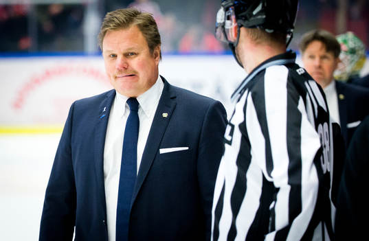 Färjestads Tränare Leif Carlsson