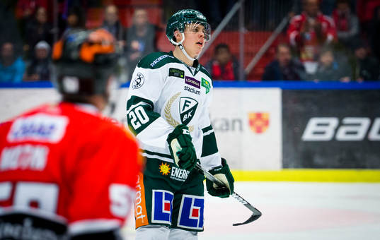 Färjestads Joel Eriksson Ek deppar