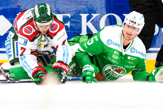 Frölundas Henrik Tömmernes och Rögles Alen Bibic