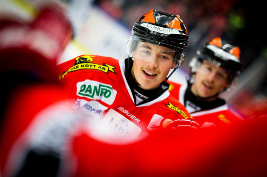 Örebros Joel Mustonen jublar