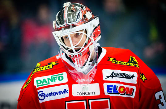 Örebros målvakt Axel Brage