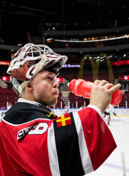 Malmö Redhawks målvakt Oscar Alsenfelt