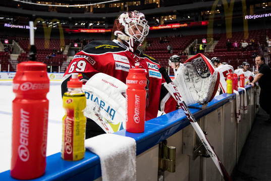 Malmö Redhawks målvakt Oscar Alsenfelt