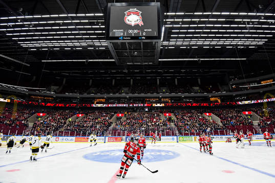 Försenad starttid av ishockeymatchen i SHL mellan Malmö