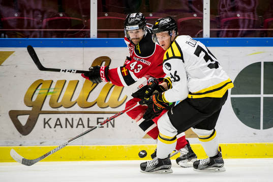 Malmö Redhawks Nichlas Hardt och Brynäs Linus Ölund