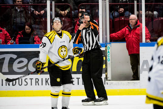 Domaren godkänner 0-1 målet för Brynäs