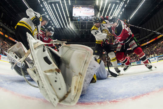Malmö Redhawks Fredrik Händemark och Nichlas Hardt