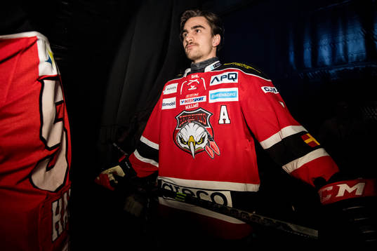 Malmö Redhawks Nils Andersson redo att göra entré