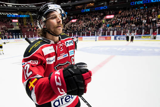Malmö Redhawks Andreas Thuresson jublar