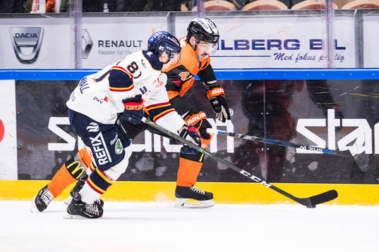 Djurgårdens Calle Ridderwall och Karlskronas Niklas Arell
