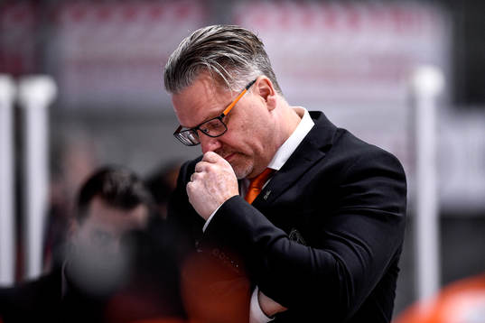 Karlskronas tränare Per Hånberg deppar