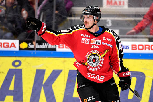 Luleås Kael Mouillierat jublar
