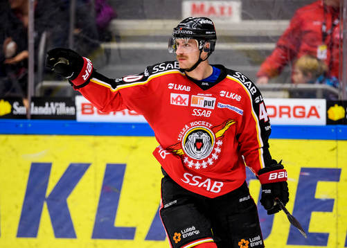 Luleås Kael Mouillierat jublar