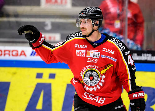 Luleås Kael Mouillierat jublar