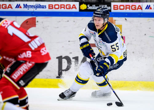 s Andreas Borgman med pucken