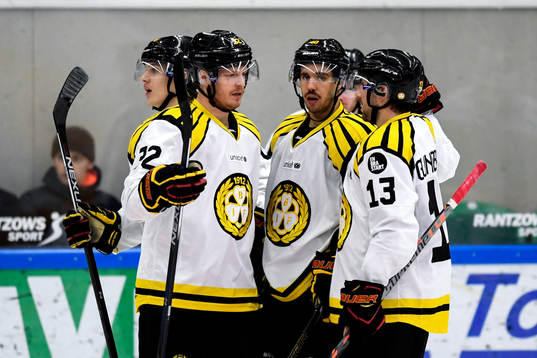 Brynäs Nick Johnson, Jesper Jensen och Ryan Gunderson