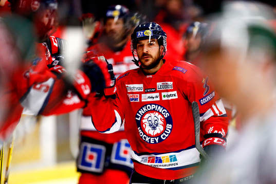 Linköpings Garret Roe jublar