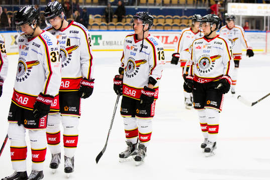 Luleås spelare deppar när de lämnar isen