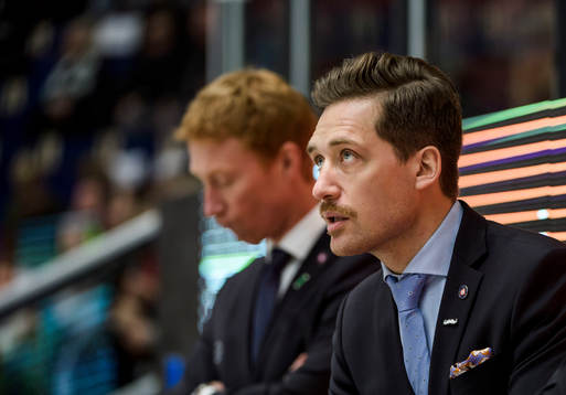 Växjös tränare Sam Hallam