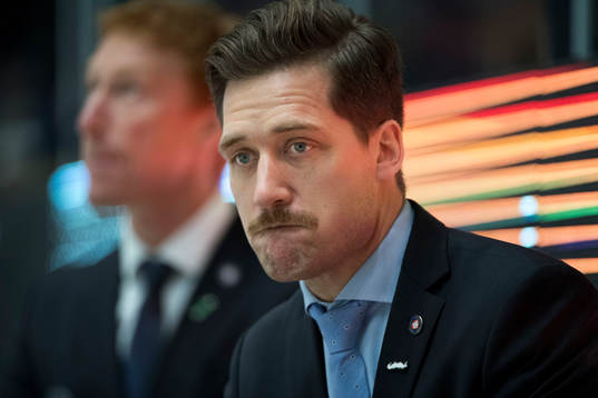 Växjös tränare Sam Hallam