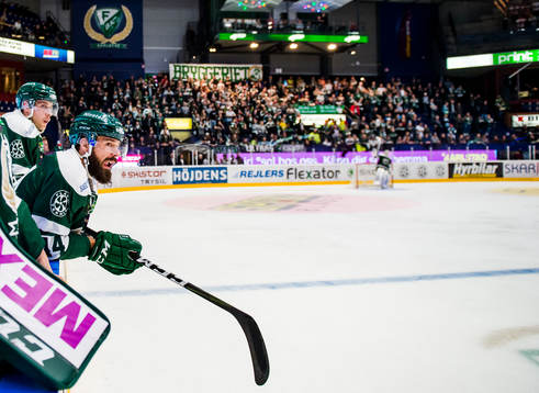 Färjestads Per Åslund och Milan Gulas deppar