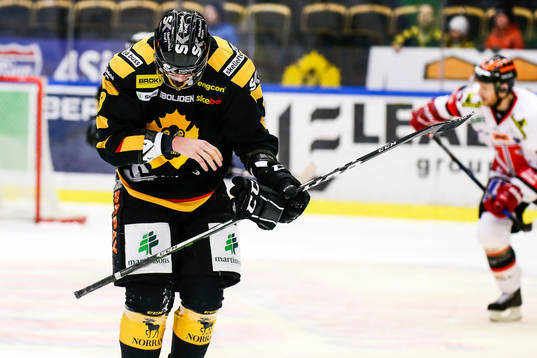 Skellefteås Pontus Petterström skadade handen