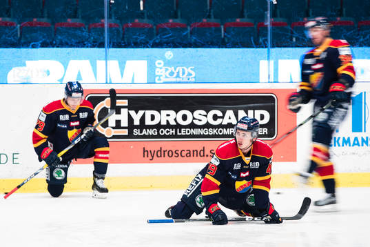 Djurgårdens Patrik Lundh och David Bernhardt
