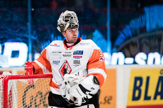Karlskronas målvakt Johannes Jönsson