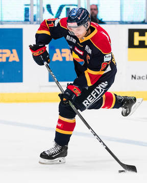 Djurgårdens Calle Ridderwall med ett skott